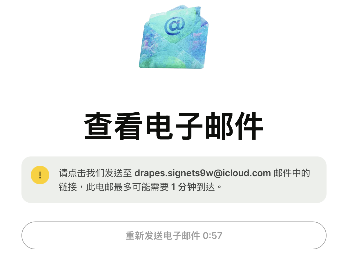 Wise提示前往邮箱查看确认邮件